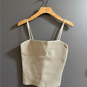 Babaton Cream Sculpt Knit Camisole